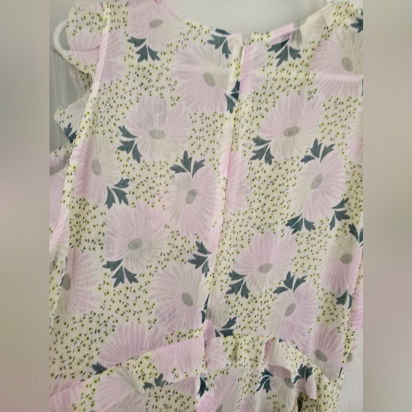 Ted Baker All Over Floral Print Sheer Material Maxi Dress, Size 5 - Picture 8 of 9